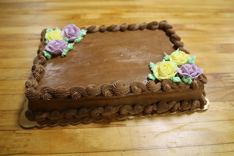 Vegan Chocolate Celebration Cake! Quarter Sheet Cake