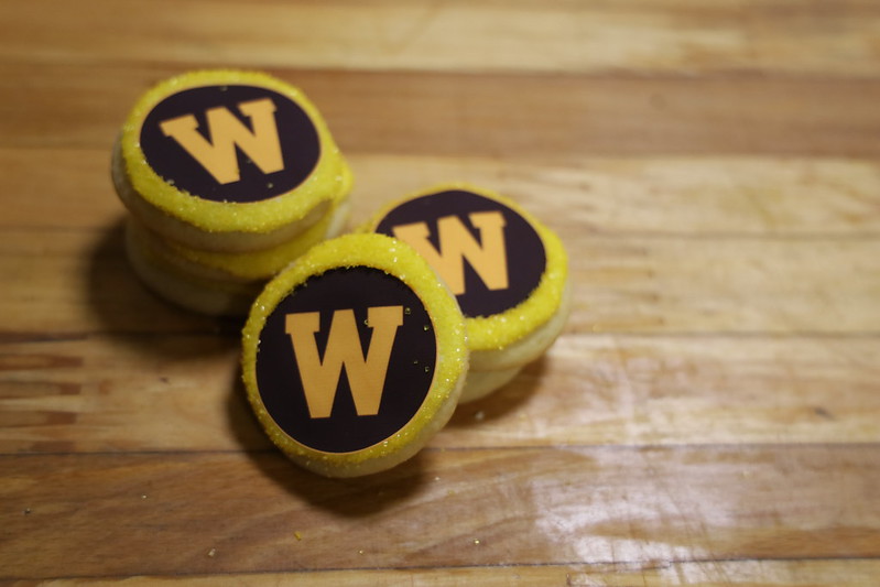Brown and Gold WMU Sugar Cookies (12 Count)