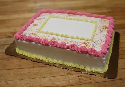 Celebration Sheet Cake - Half